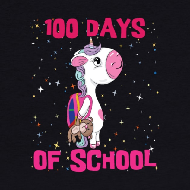 Happy Magical 100 Days Of School - Unicorn 100 Day by Kink4on